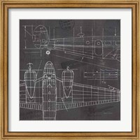 Framed Plane Blueprint II