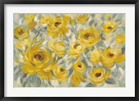 Framed Yellow Roses