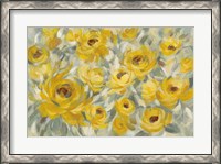 Framed Yellow Roses