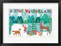 Framed Festive Forest I