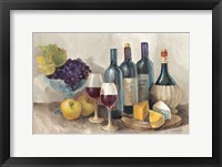 Wine and Fruit I v2 Light Framed Print