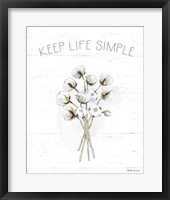 Farmhouse Cotton IV Framed Print