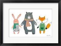 Neighborhood Pals XII Framed Print