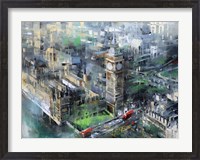 Framed London Green - Big Ben