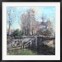 Framed Notre Dame on the Seine