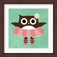 Framed Ballerina Owl