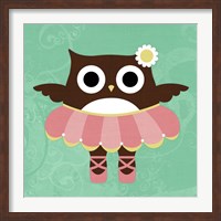Framed Ballerina Owl