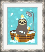 Framed Bathing Sloth