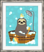 Framed Bathing Sloth