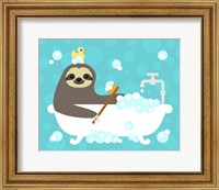 Framed Scrubbing Bubbles Sloth