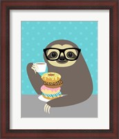 Framed Snacking Sloth