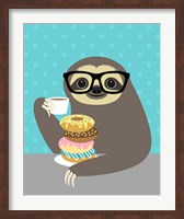 Framed Snacking Sloth