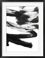 Framed Black and White Strokes 5