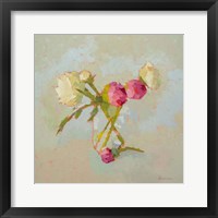 Framed 'Peonies in Glass' border=