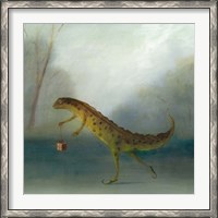 Framed Yuletide Newt