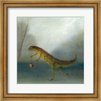 Framed Yuletide Newt