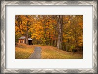 Framed Autumn Home