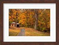 Framed Autumn Home