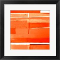 Framed Red Monochromatic