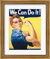 Framed Rosie the Riveter