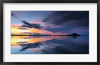 Framed Lake Myvatn Reflections