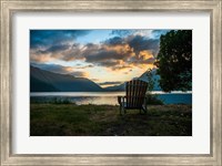 Framed Crescent Lake Chair