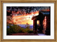 Framed Grand Canyon Cabin