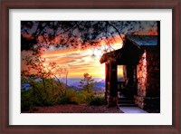 Framed Grand Canyon Cabin