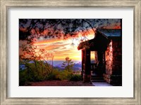 Framed Grand Canyon Cabin