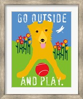 Framed Go Outside and Play
