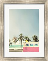 Framed Surf Bus Pink