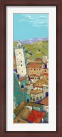 Framed Rooftops of San Gimignano