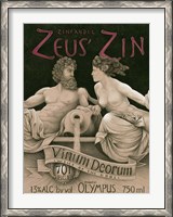Framed Zeus' Zin