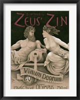 Framed Zeus' Zin