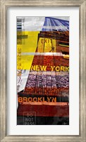 Framed New York Sky III