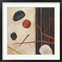 Sticks and Stones II Framed Print