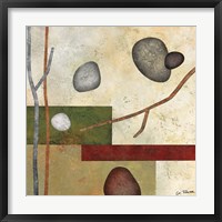 Sticks and Stones VII Framed Print