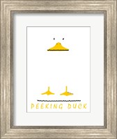 Framed Peeking Duck