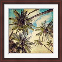 Framed Kauai Island Palms
