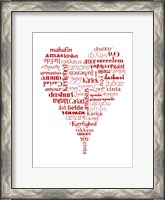 Framed Translation of Love (white)