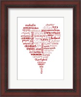 Framed Translation of Love (white)