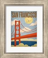Framed San Francisco - Golden Gate Bridge