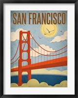 Framed San Francisco - Golden Gate Bridge