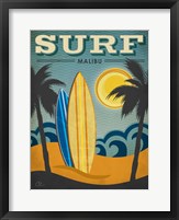 Framed Surf Malibu