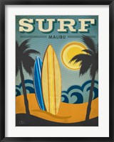 Framed Surf Malibu