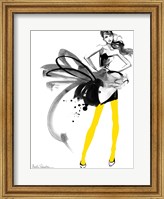 Framed Yellow Tights