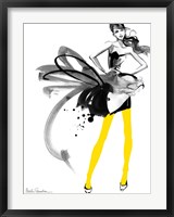 Framed Yellow Tights