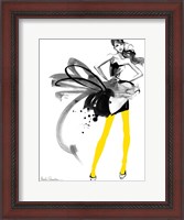 Framed Yellow Tights