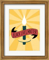 Framed Black Lives Matter - Candle