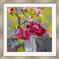 Framed Apple Blossom Trio